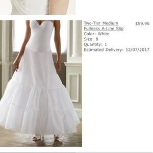 David’s Bridal fullness A line slip